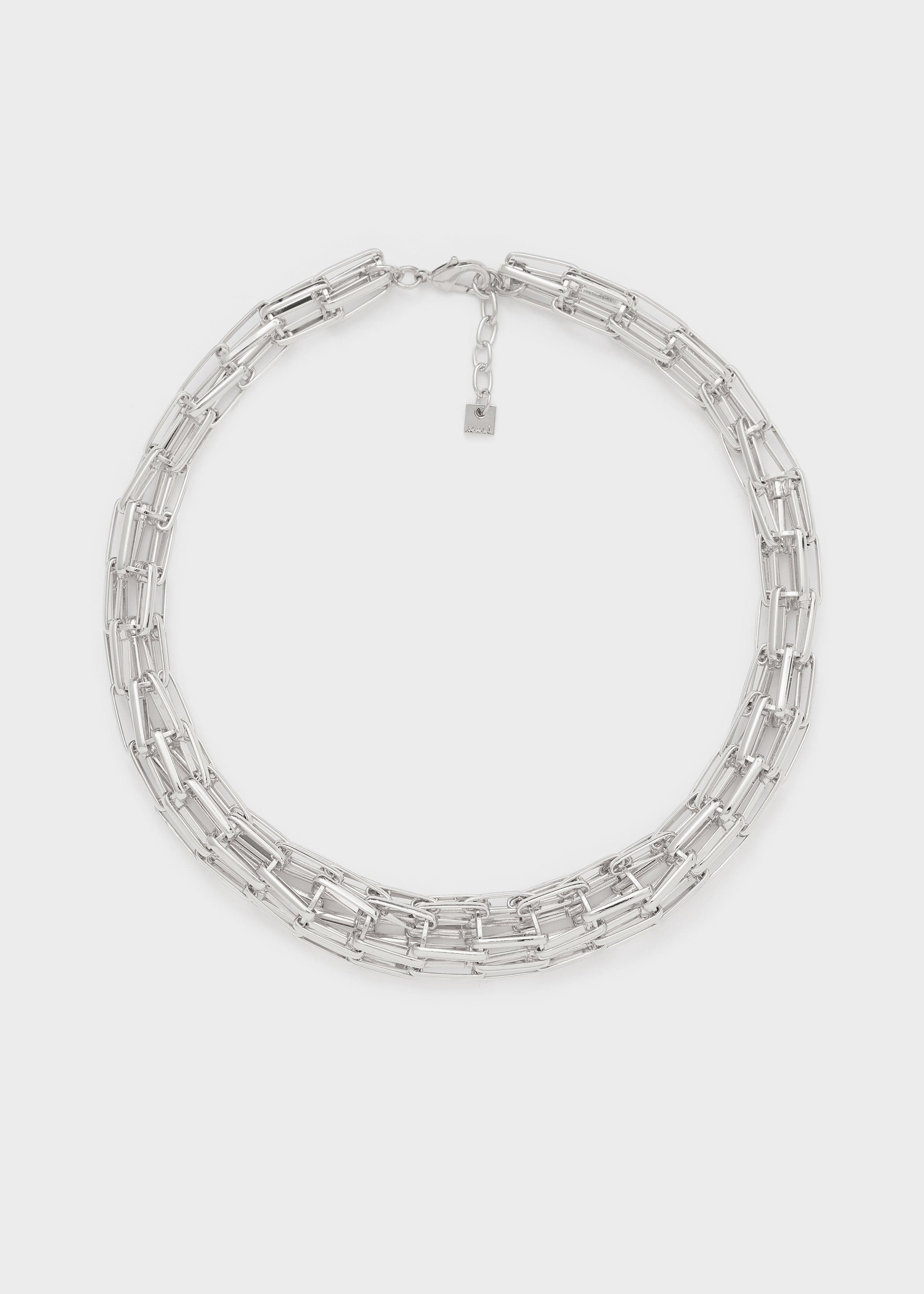 Collana ludo maglia tubolare oro e argento in Cinture Kanal 32 - Santa Maria di Licodia, commercioVirtuoso.it