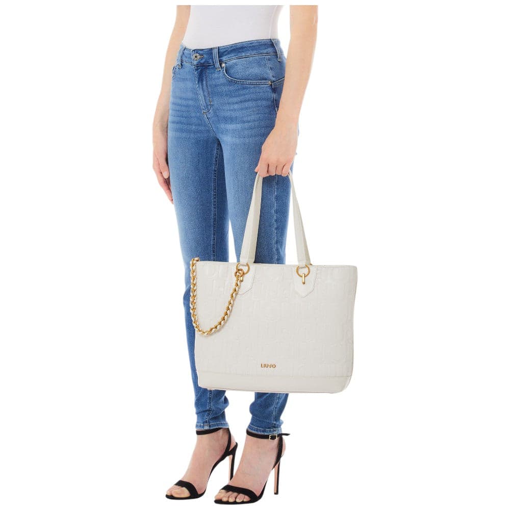 Liu Jo borsa tote crema linea Adonide AA5197E0538 Borse Liu Jo