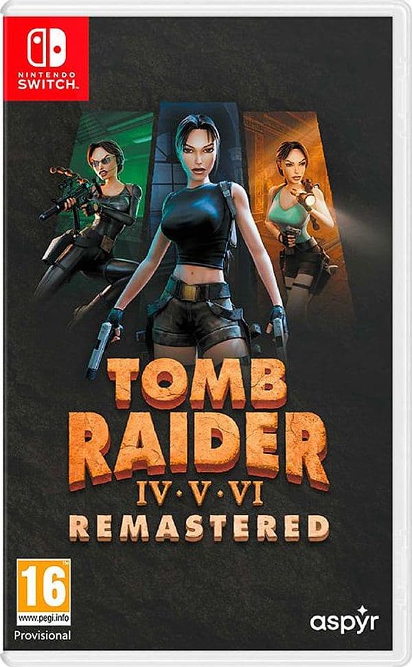 Tomb Raider IV-V-VI Remastered Starring Lara Croft SWITCH UK