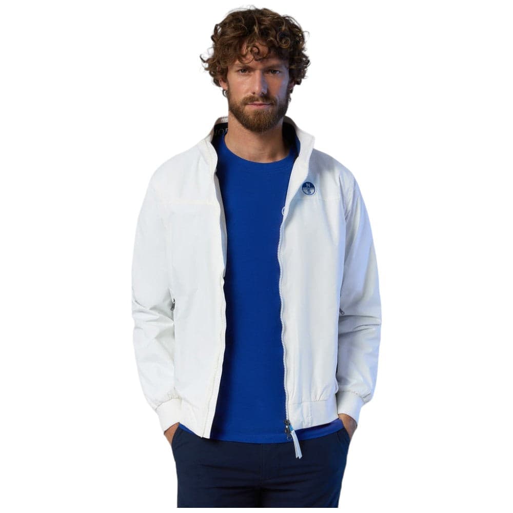 North Sails giacca giubbino bianco primaverile Sailor 2.0 603274 in Giacche Prodotti di Classe - Nocera Superiore, commercioVirtuoso.it