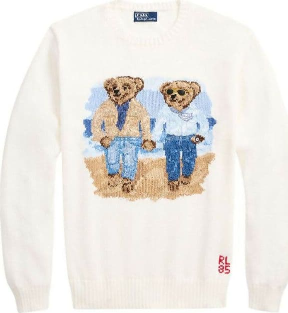 Polo ralph lauren uomo maglia ralph & ricky bear in cotone. in Magliette a maniche lunghe Euforia - Bronte, commercioVirtuoso.it