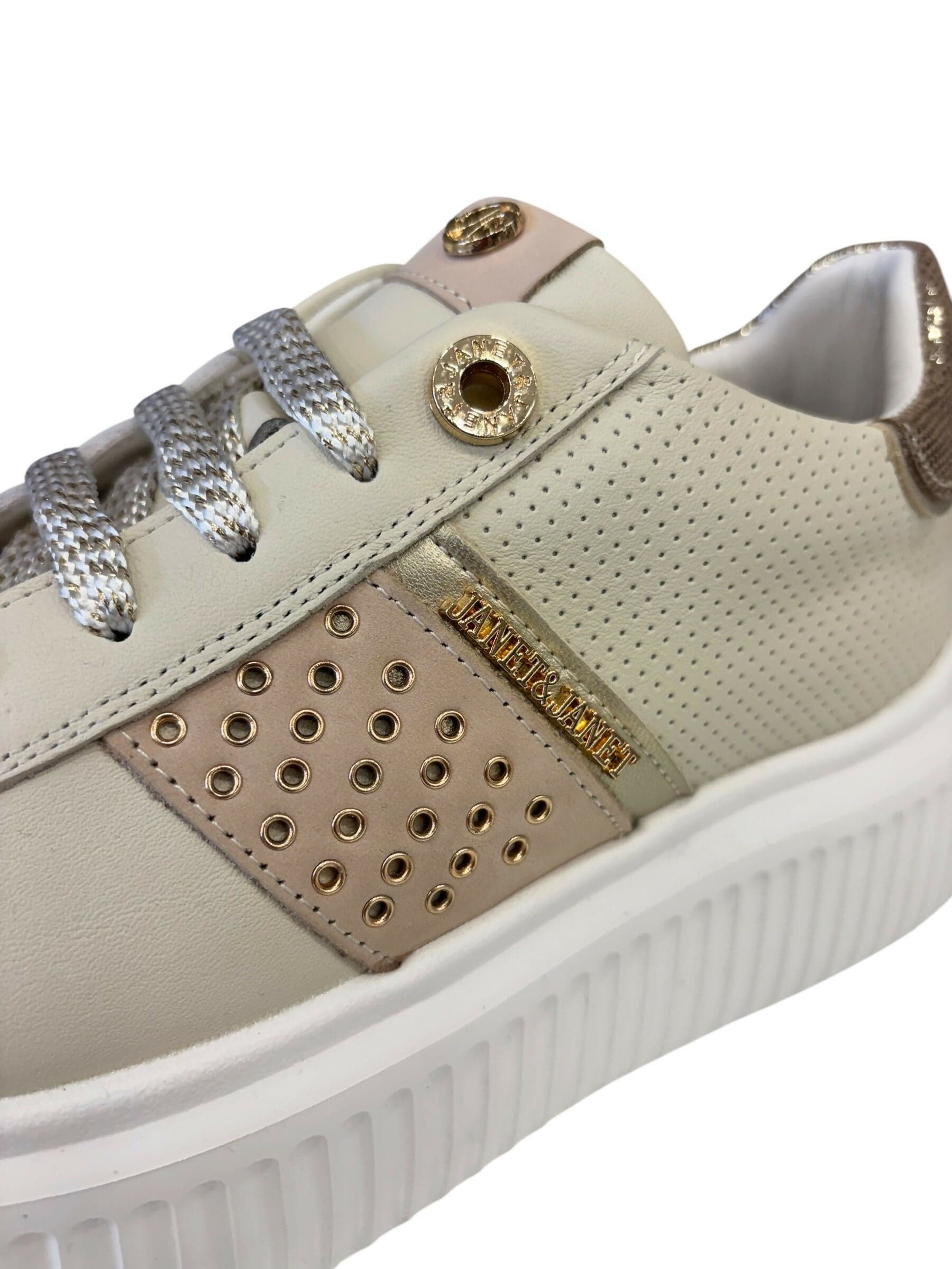 Janet & Janet Donna sneakers in pelle in Sneaker casual Cantali Calzature - Randazzo, commercioVirtuoso.it