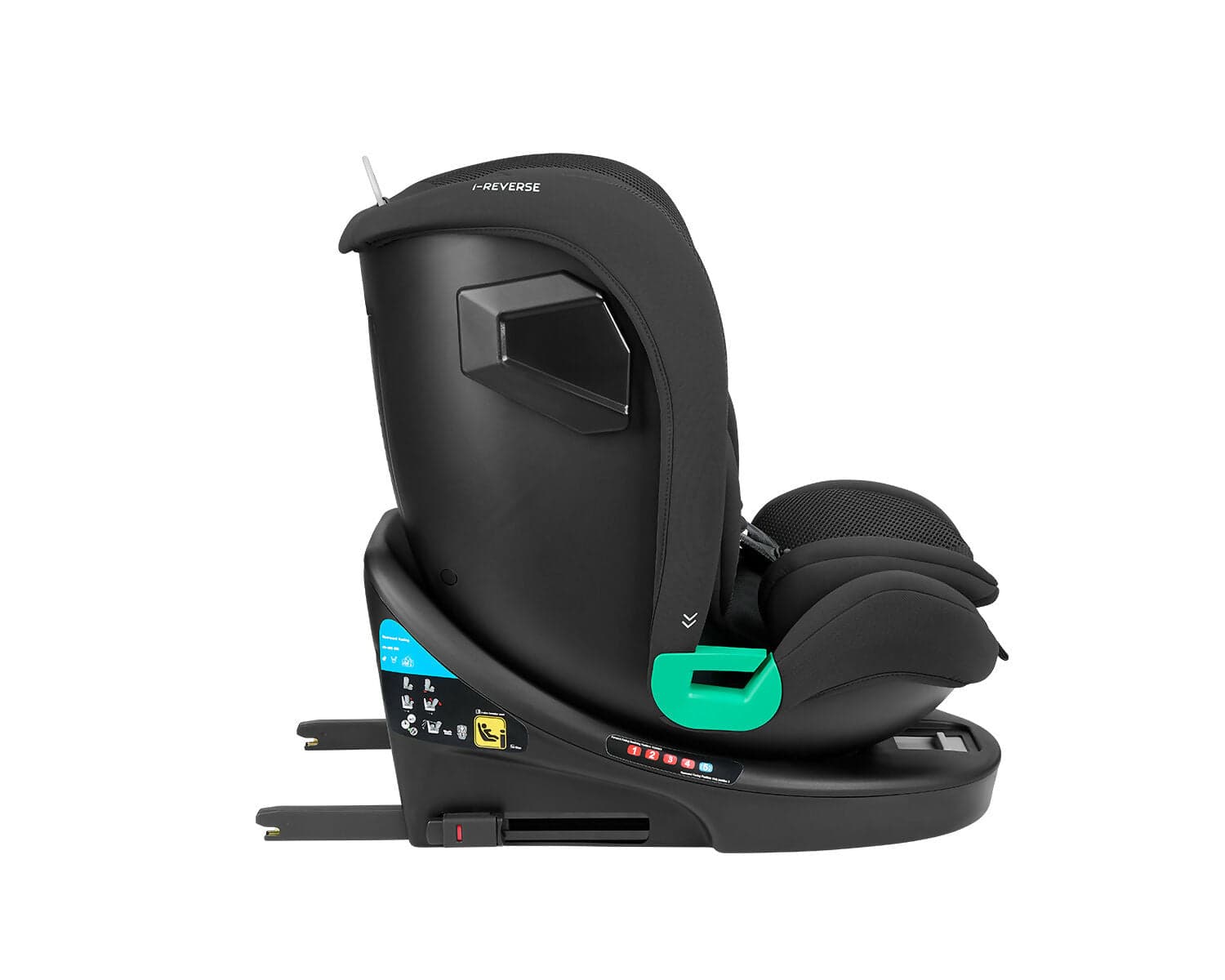 KIKKABOO Seggiolino Auto 40-150 cm i-Reverse i-SIZE Black - Seggiolino Auto con Base Isofix, Da 40 a 150 cm, Omologato ECE R129/03, Girevole A 360° E Reclinabile, Gruppo 0+/1/2/3 Da 0 A 12 Anni, Black, nero in Seggiolini auto Sanitaria Gioia del Bimbo - Villa San Giovanni, commercioVirtuoso.it
