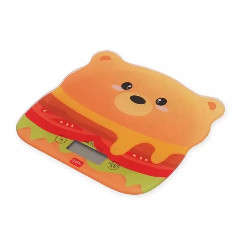 Legami - Bilancia da Cucina Digitale a tema Hamburger in Cesti regalo con pane e prodotti da forno Cartoleria Deja Vu - Crotone, commercioVirtuoso.it