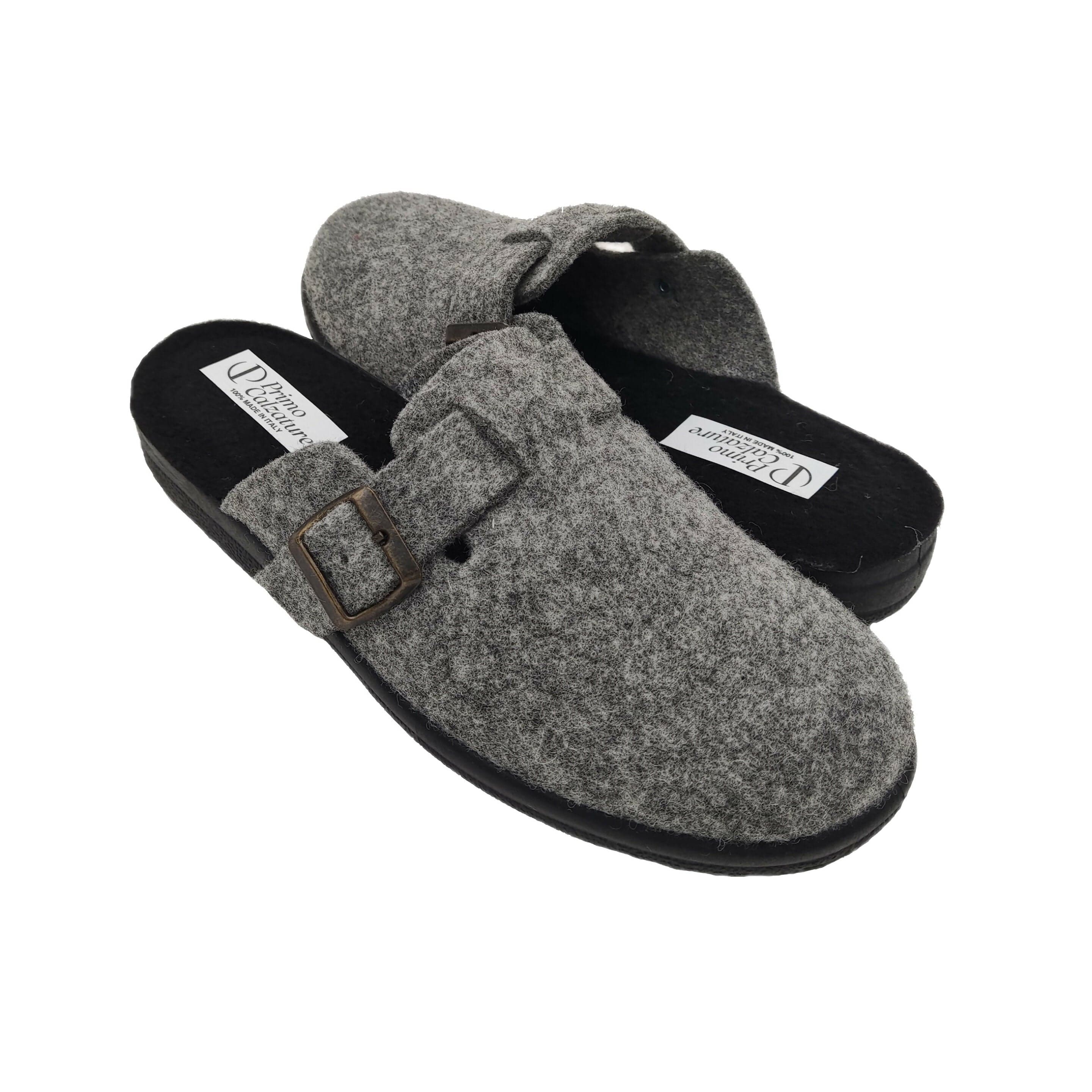 Le Valdostane, Fantastiche Pantofole Uomo Invernali da Casa, Calde e Imbottite, Ciabatte Inverno Antiscivolo con Pelo, Ciabatta da Camera Made in Italy, Fibbia Regolabile Comfort Unico in Pantofole Primo Calzature - Venezia, commercioVirtuoso.it
