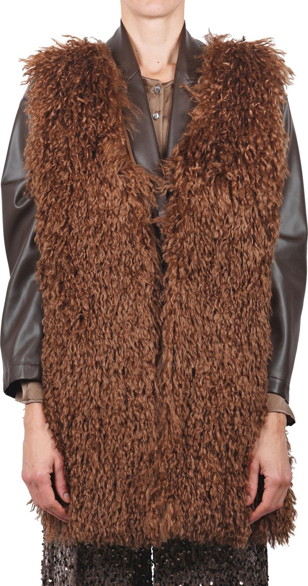 JUCCA Jucca - Gilet - 461669 - Nocciola da donna in Gilet Drestige - Casamassima, commercioVirtuoso.it