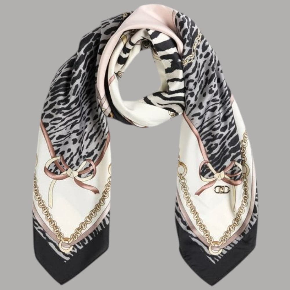 Liu Jo foulard nero 90X90 con scatola 2F5084T0300 in Fazzoletti da collo Prodotti di Classe - Nocera Superiore, commercioVirtuoso.it