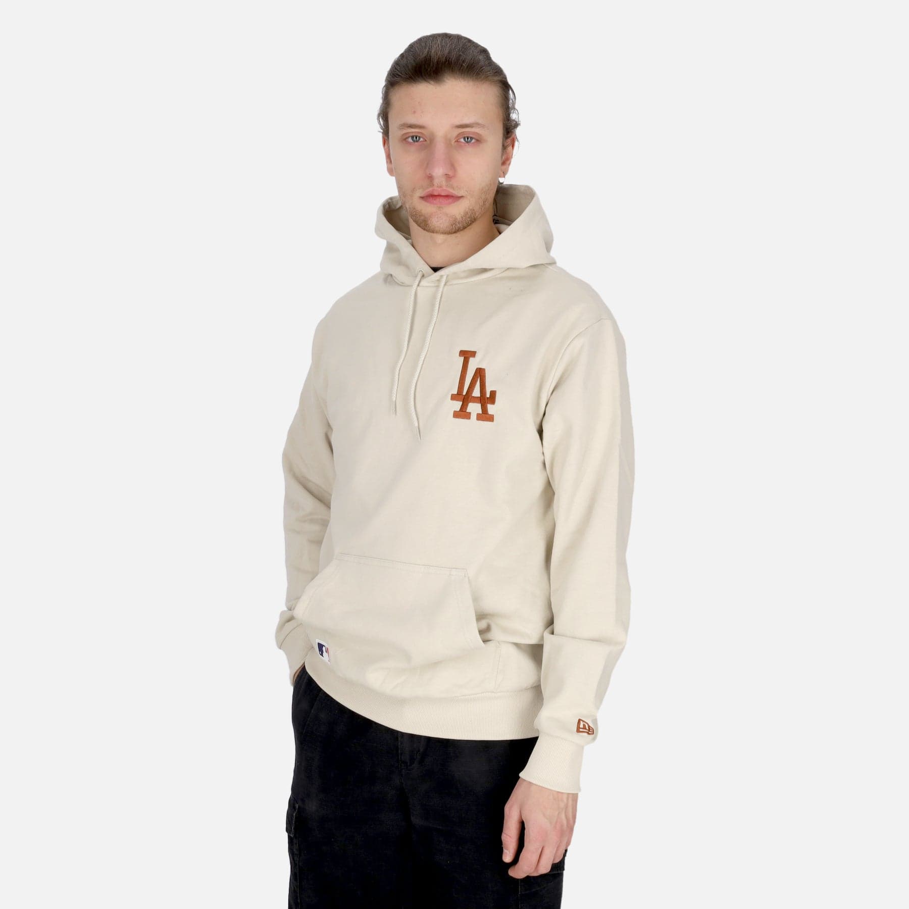 NEW ERA Felpa Cappuccio Uomo Mlb League Essentials Oversize Hoodie Losdod Stone/earth Brown da uomo in Felpe con cappuccio Drestige - Casamassima, commercioVirtuoso.it