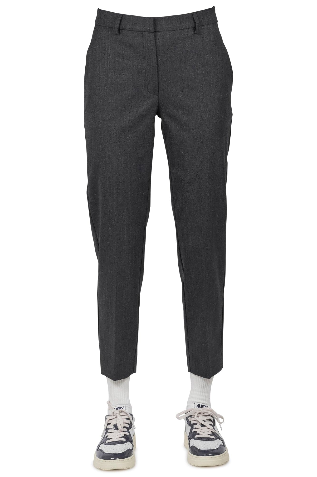 OTTOD'AME Ottod'ame - Pantalone - 461147 - Antracite da donna in Pantaloni Drestige - Casamassima, commercioVirtuoso.it