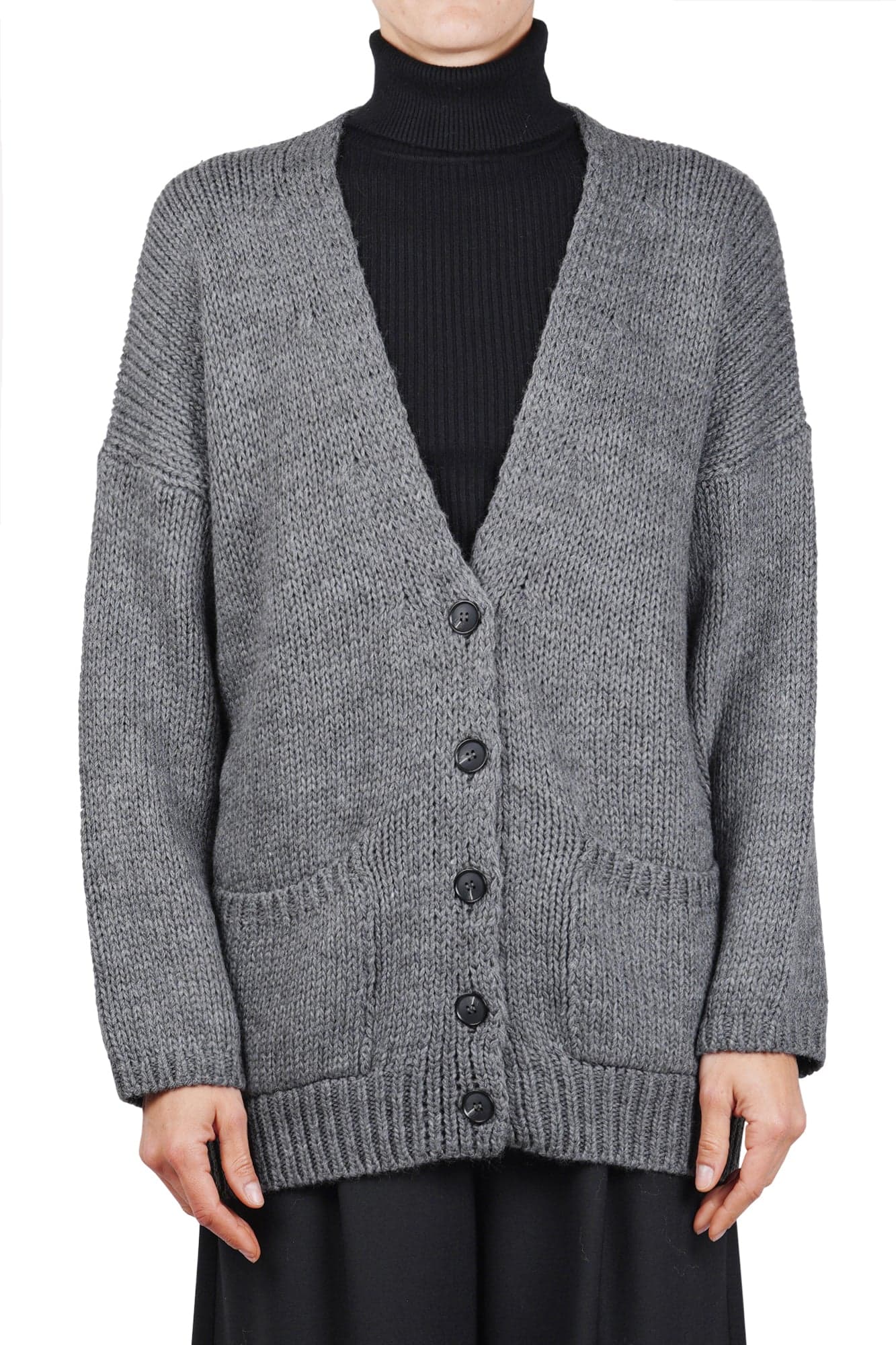LA FEMME BLANCHE La Femme Blanche - Cardigan - 461455 - Grigio da donna in Cardigan Drestige - Casamassima, commercioVirtuoso.it