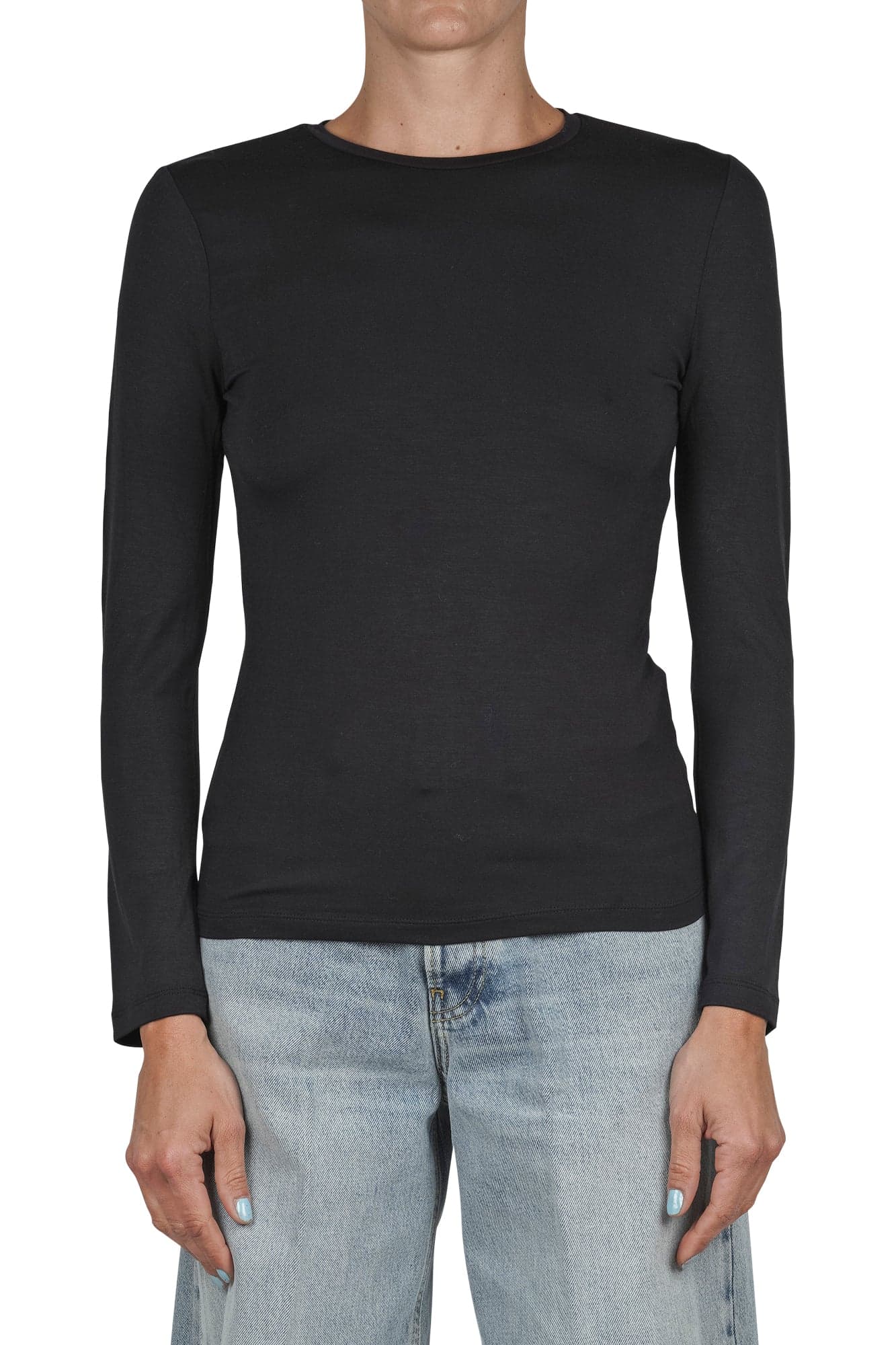 ALPHA STUDIO - Maglia - 461212 - Nero da donna in Maglioni Drestige - Casamassima, commercioVirtuoso.it