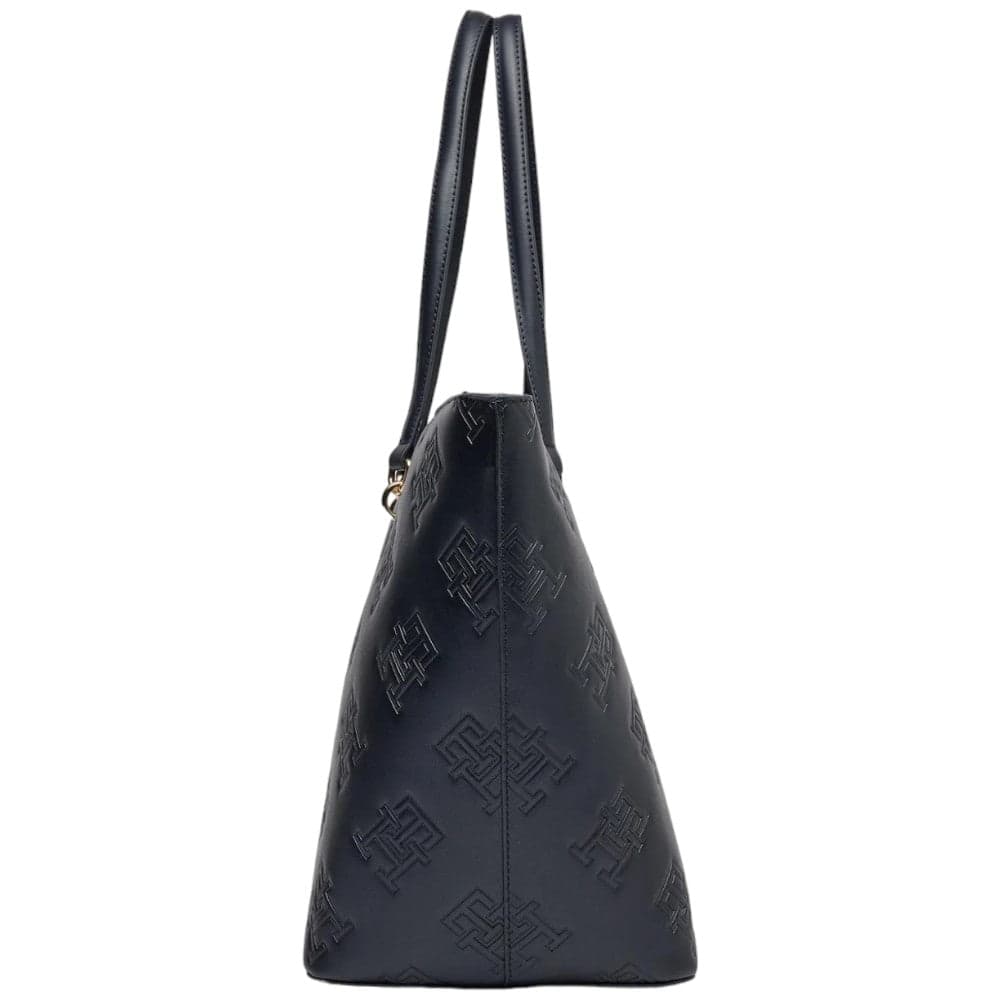 Tommy Hilfiger borsa tote mono blu AW0AW15726 Borse Tommy Hilfiger