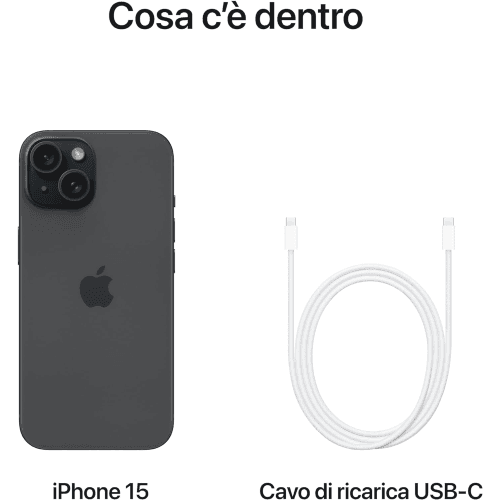 Apple Iphone 15 128Gb Nero Black EU