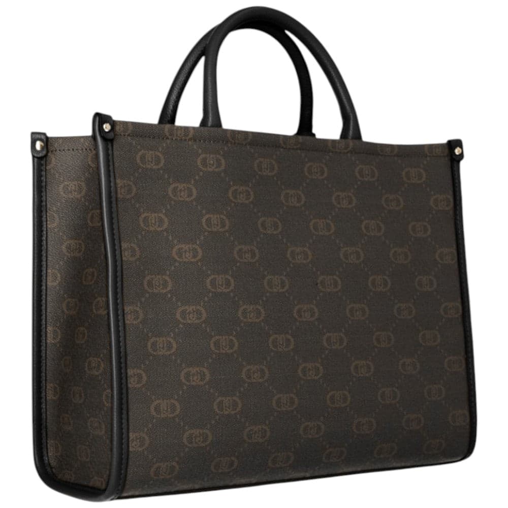 Liu Jo borsa tote nera con logo AF5206E0668-22222 in Borse Tote Prodotti di Classe - Nocera Superiore, commercioVirtuoso.it