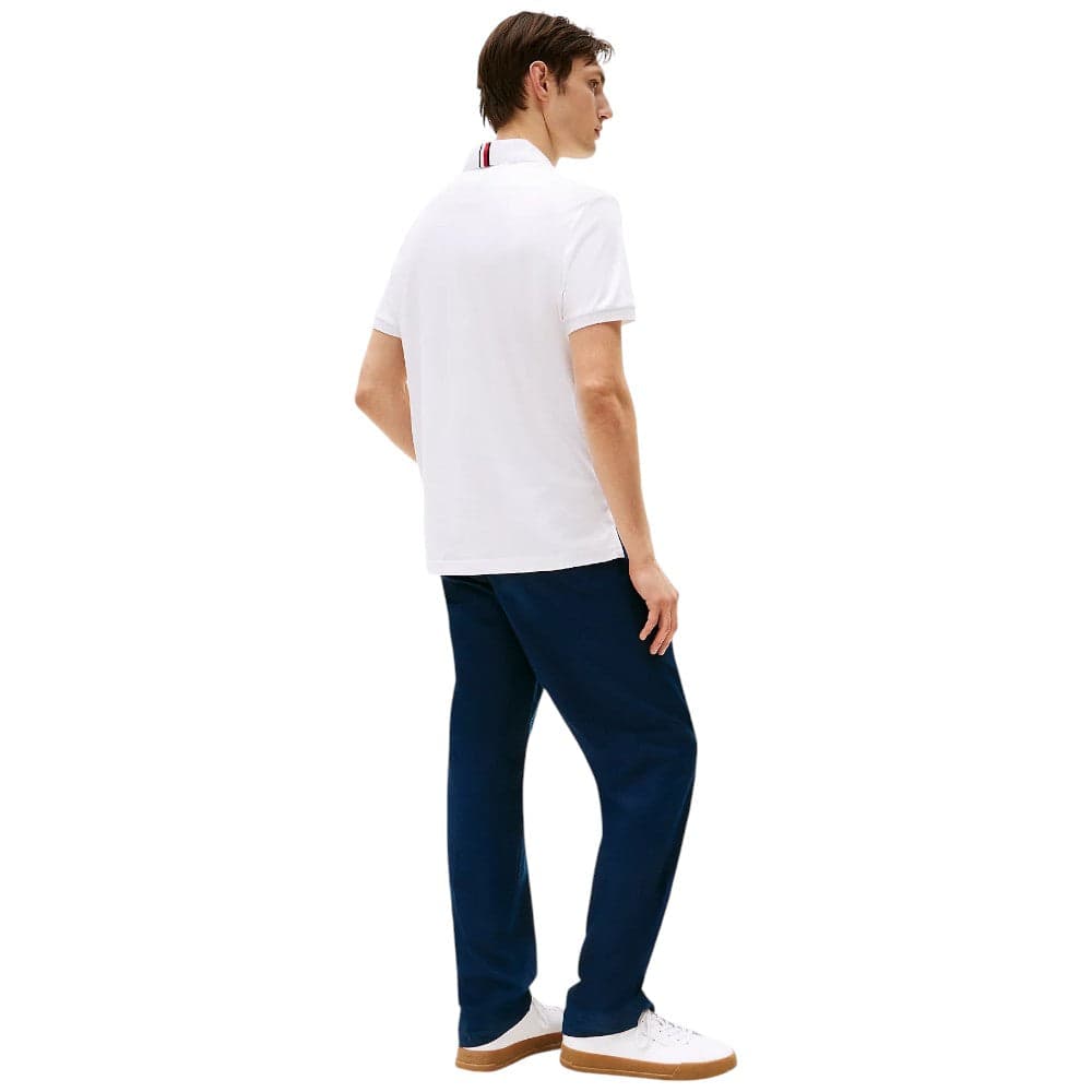 Tommy Hilfiger maglietta polo bianca MW0MW35585YBR Polo Tommy Hilfiger