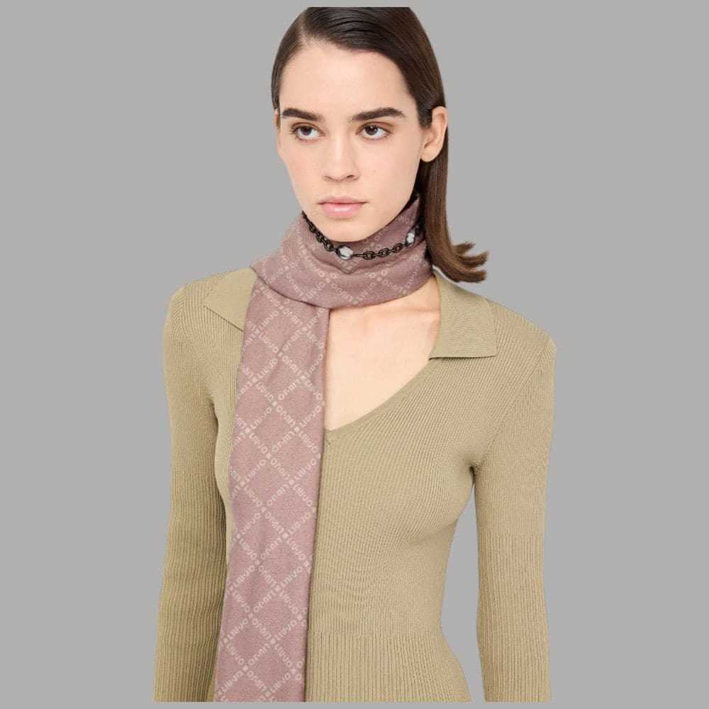 Liu Jo sciarpa beige animalier 70X180 2F5081T0300 in Sciarpe Prodotti di Classe - Nocera Superiore, commercioVirtuoso.it