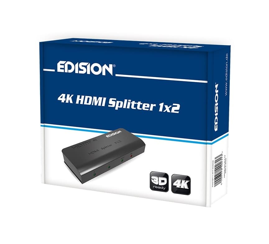 HDMI Splitter 1x2 4K EDISION in Selettori audio-video DFP Elettronica Store - Scafati, commercioVirtuoso.it