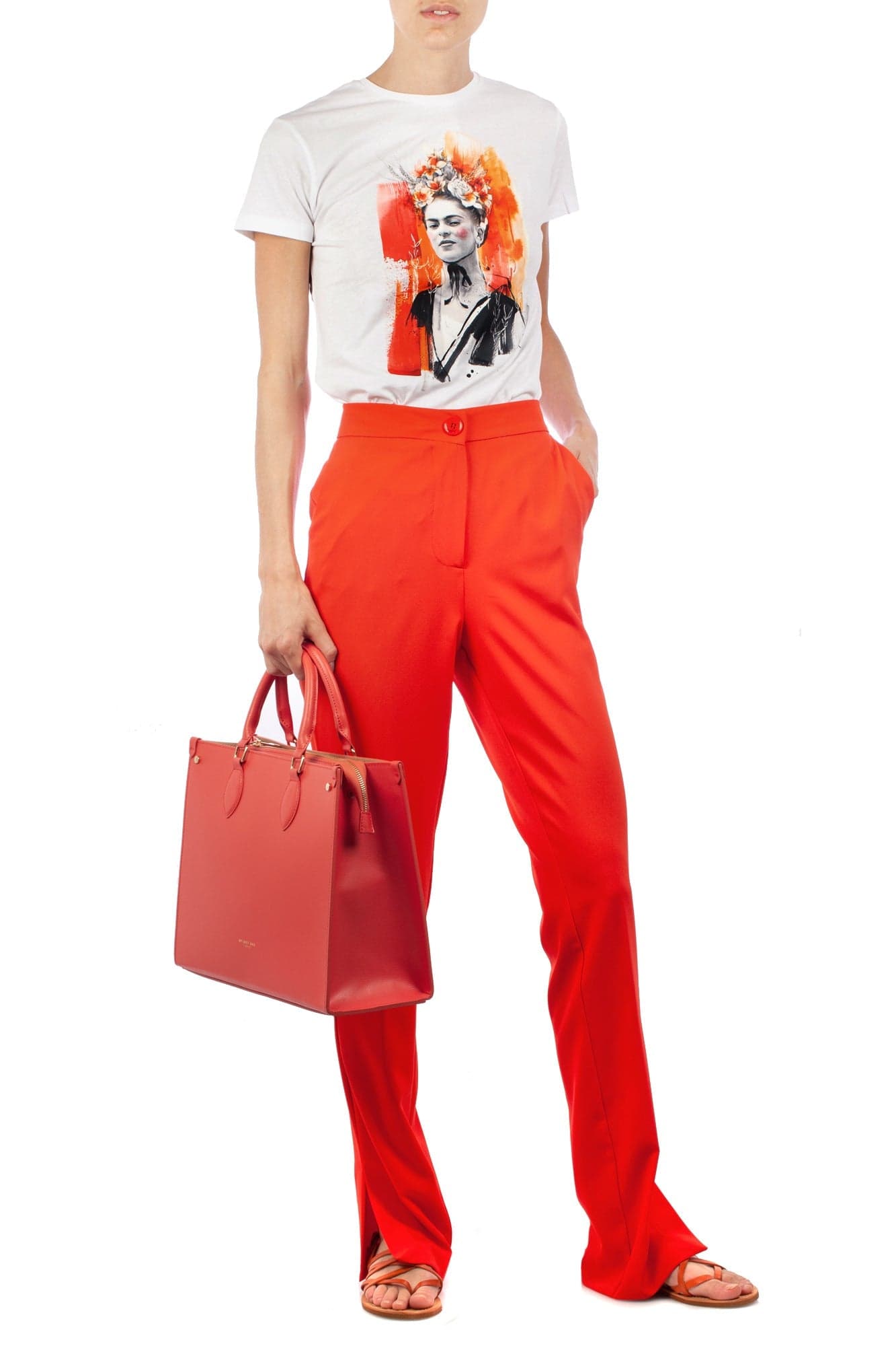 SO ALLURE So Allure - Pantalone - 391497 - Arancione da donna in Pantaloni Drestige - Casamassima, commercioVirtuoso.it