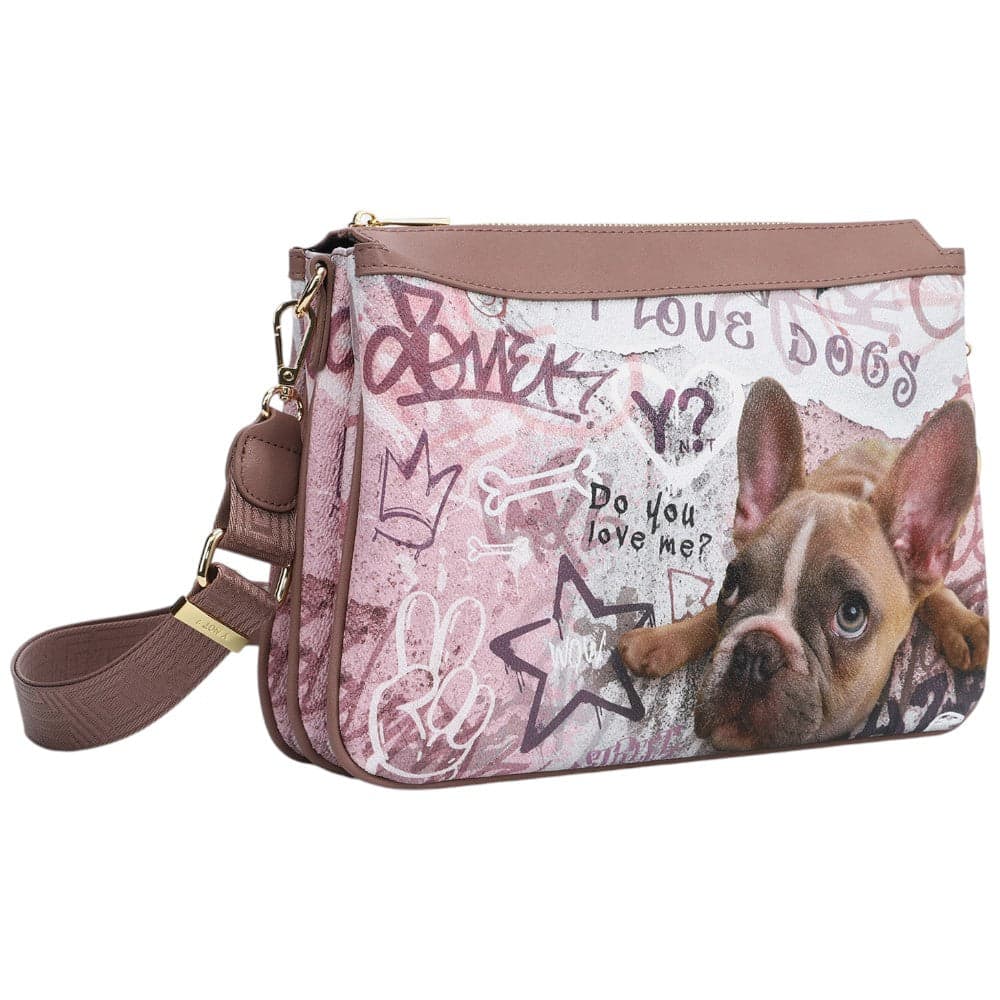 YNot borsa a tracolla shoulder bag stampa Cane linea Metro Chic MTC016S5 Borse YNot