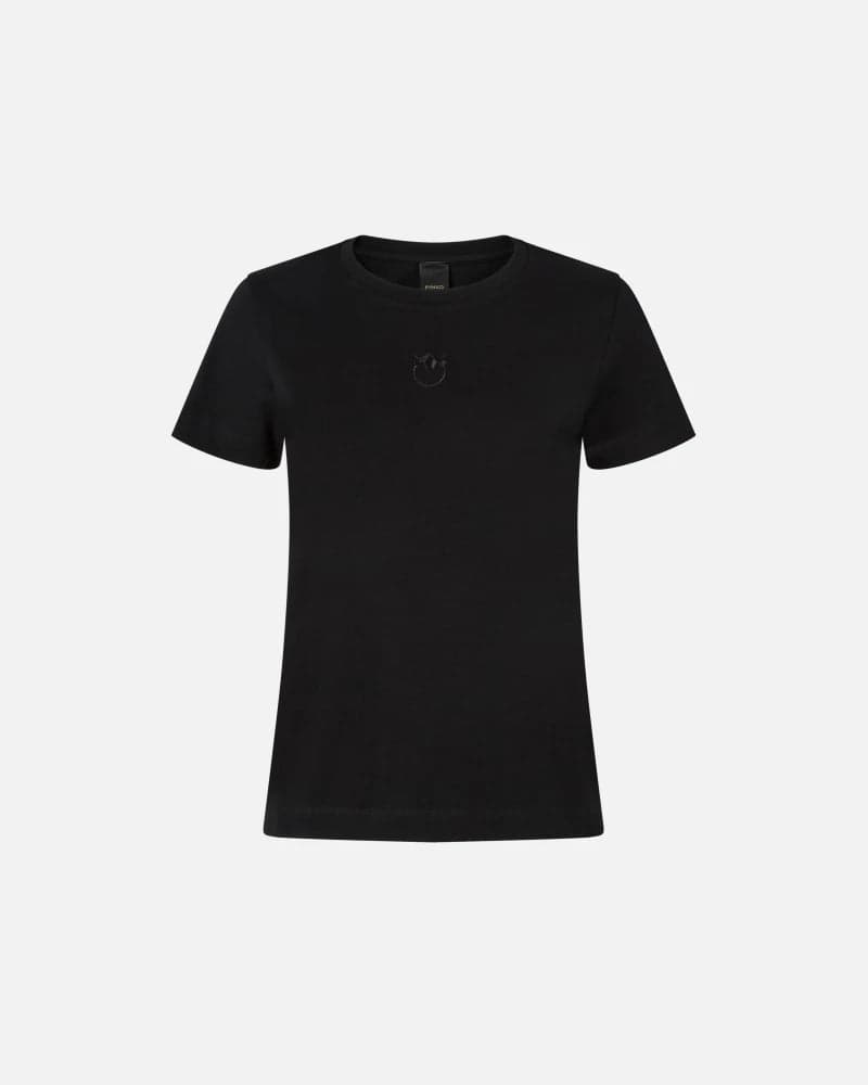 Pinko BUSSOLOTTO T-SHIRT JERSEY PATCH FW25 da donna in T-shirt Drestige - Casamassima, commercioVirtuoso.it