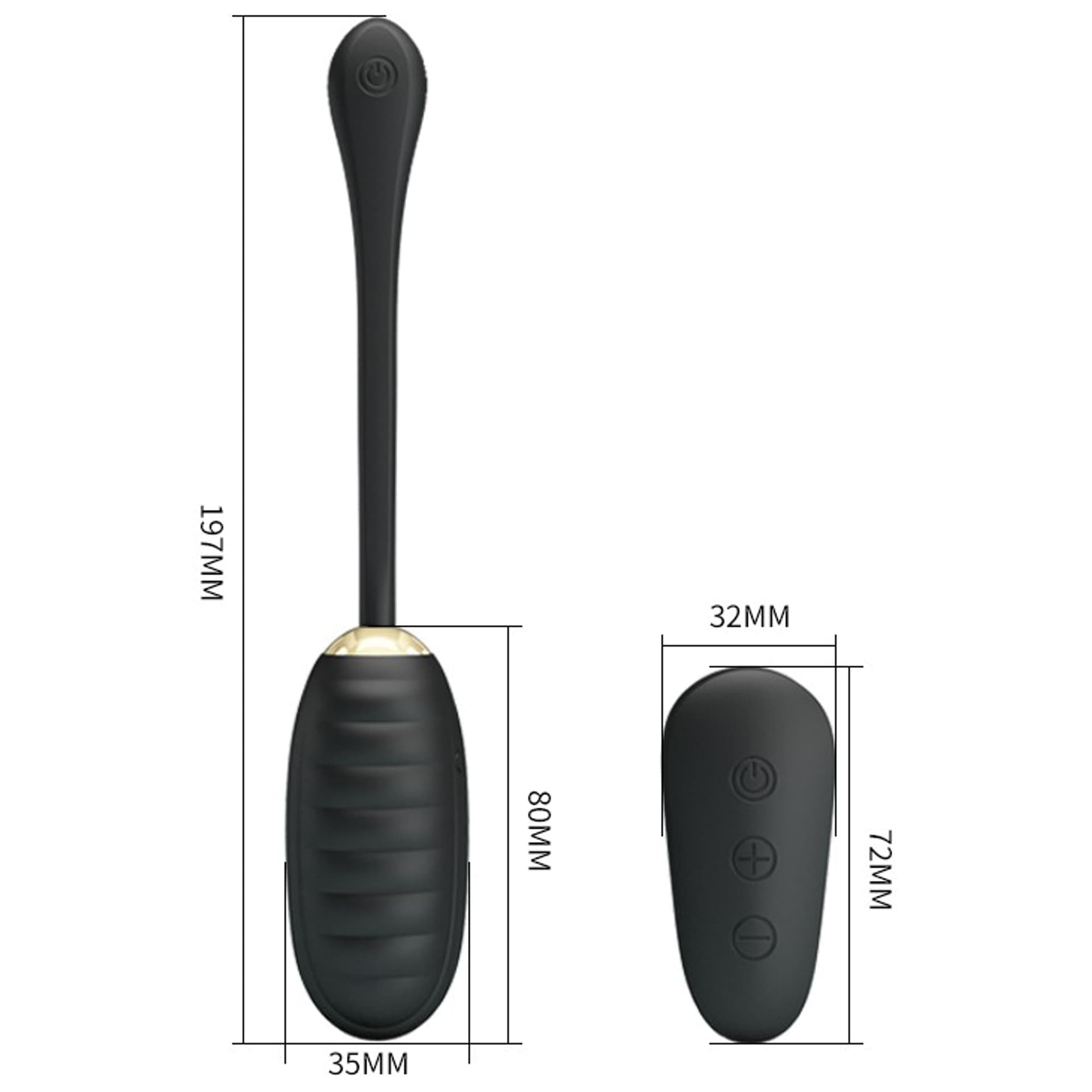 Doreen sfera esercitatore Kegel per vagina benessere tonificazione vibrazioni in prodotto Erosdom - Palmi, commercioVirtuoso.it