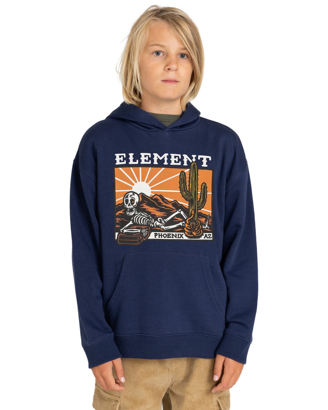 Felpa Cappuccio Bambino Element Dusk
