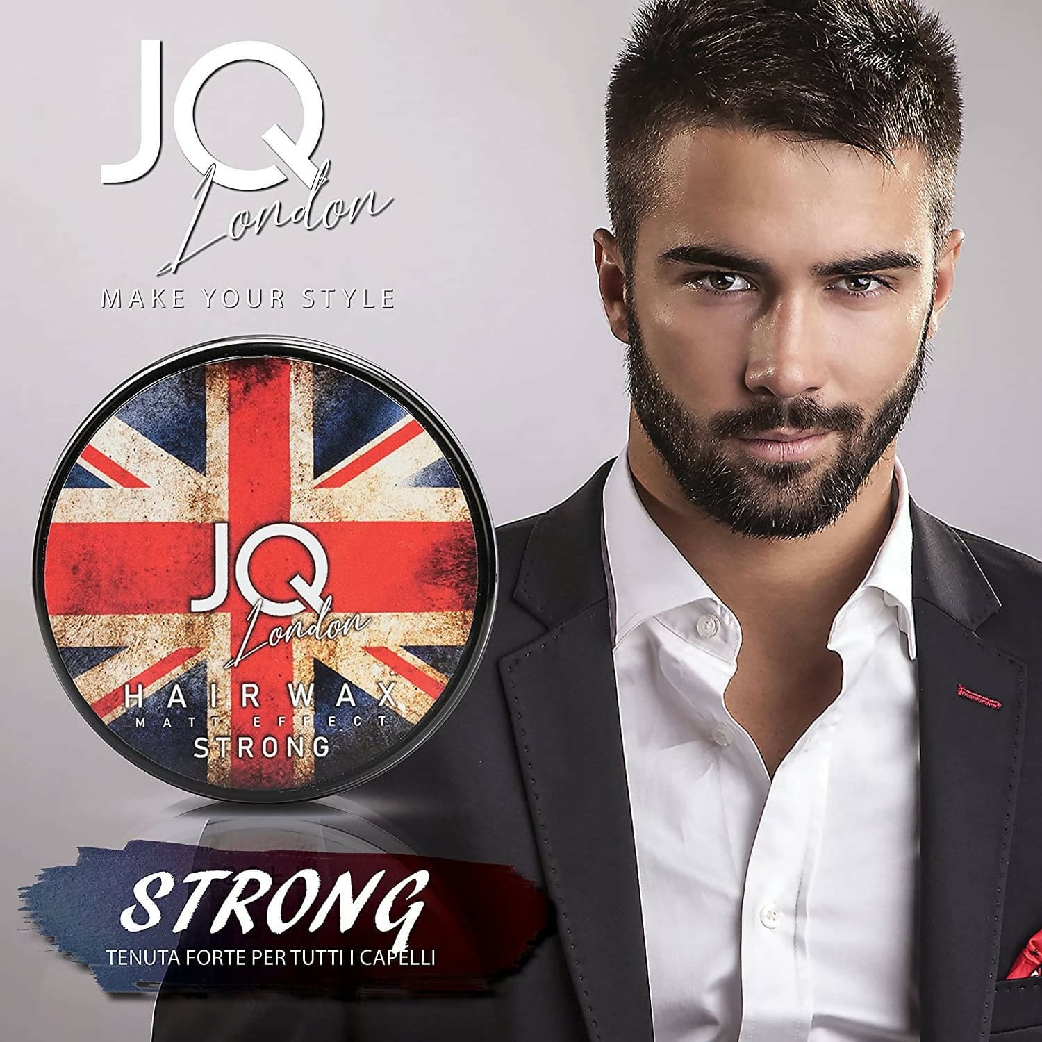 Cera Capelli Uomo Professionale JoyQube Super Fixing Extra Forte – Cera Modellante Tenuta Forte Effetto Opaco, Styling Capelli Uomo Non Grassa, Profumata, Made in Italy, Look Definito in Paste argille e cere Ricci Perfetti - Partinico, commercioVirtuoso.it