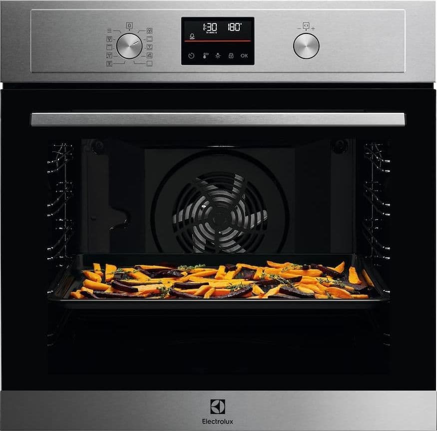 Electrolux forno elettrico da incasso airfry serie 700 eom4p46tx capacità 72 l multifunzione ventilato potenza 2990 w colore acciaio inossidabile - 911514101