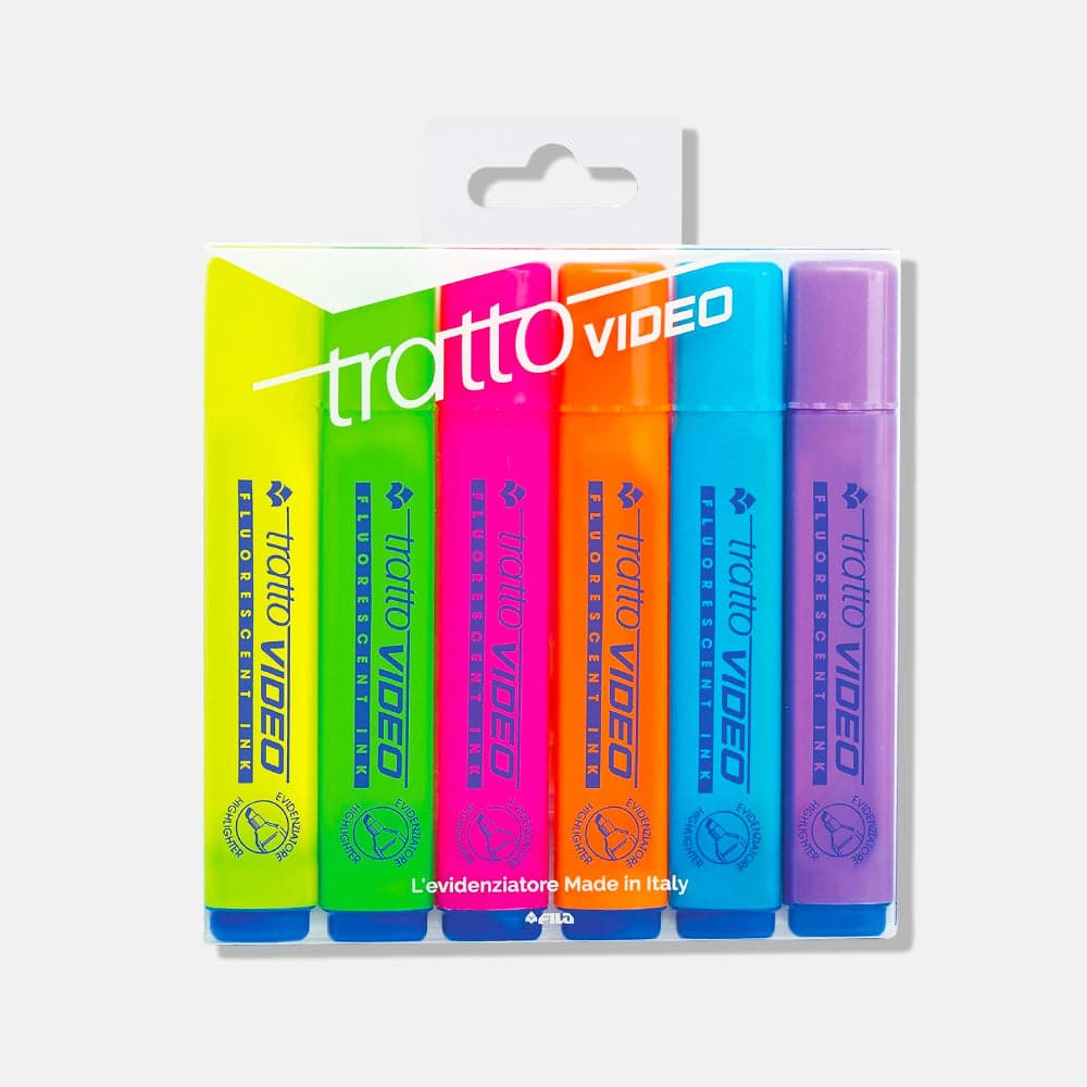 Marcatori ed evidenziatori colorati da ufficio