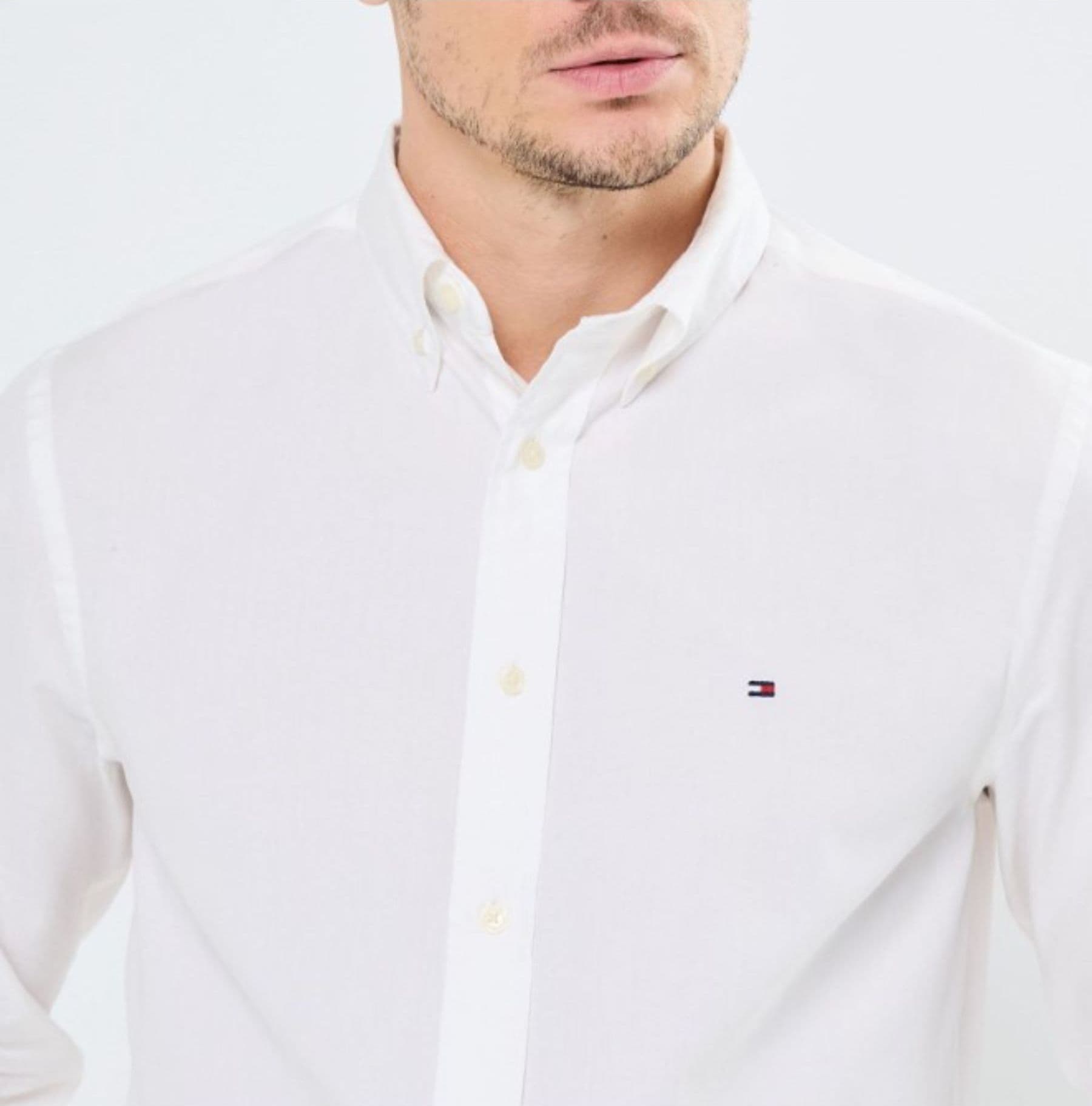 Tommy Hilfiger CAMICIA CORE FLEX POPLIN SOLID RF SHIRT da uomo in Camicie casual Drestige - Casamassima, commercioVirtuoso.it