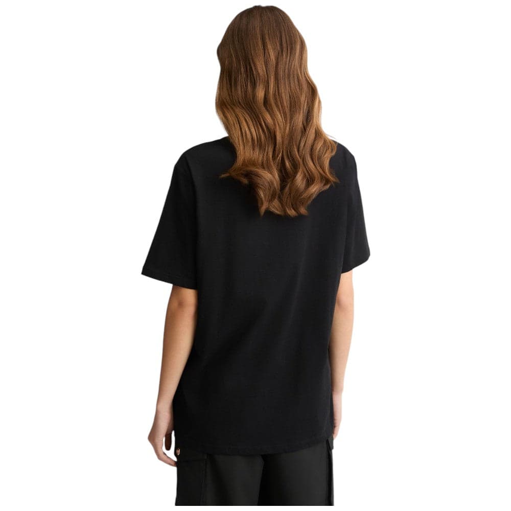 Liu Jo t-shirt nera logo strass TA5174JS923 M9132 T-shirt Liu Jo