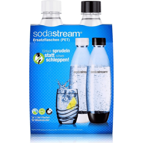 Sodastream Bottiglia Pet Nero E Bianco 1L 2Pezzi in Gasatori d'acqua Prezzo Bomba Store - Casalnuovo di Napoli, commercioVirtuoso.it