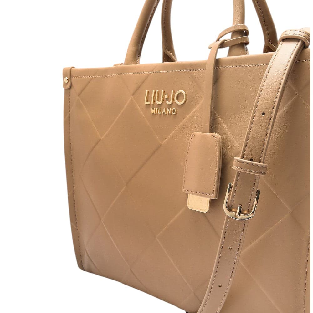 Liu Jo borsa tote media cammello Ridhi AA5206E0778 Borse Liu Jo
