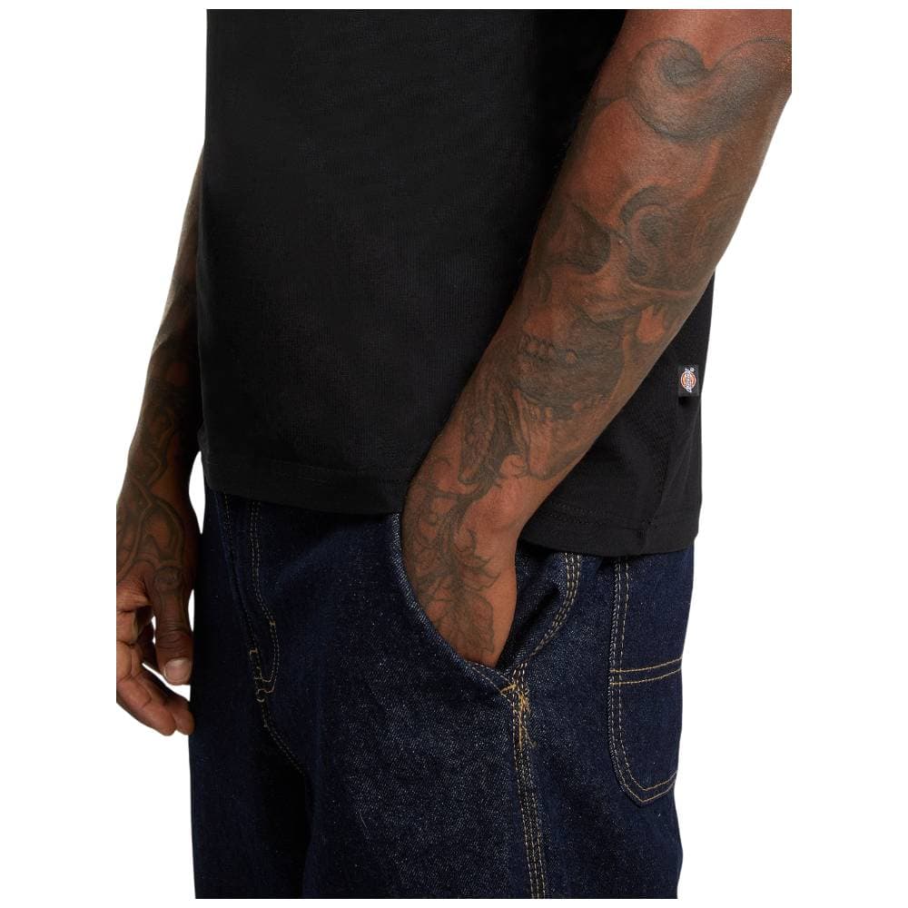 T-shirt Dickies Mapleton Nera in Cotone con Logo Regular Fit in T-shirt Prodotti di Classe - Nocera Superiore, commercioVirtuoso.it