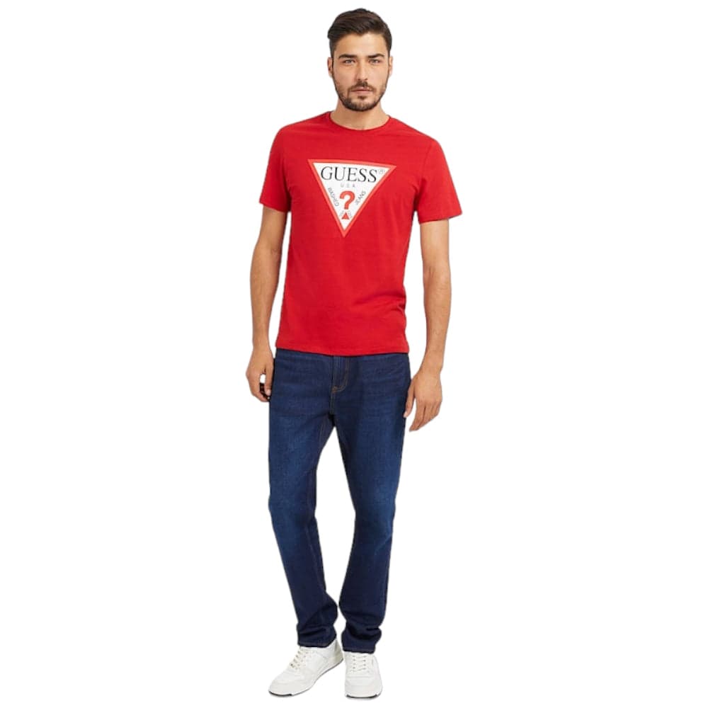 Guess t-shirt rossa logo grande M2YI71 I3Z14 in T-shirt Prodotti di Classe - Nocera Superiore, commercioVirtuoso.it