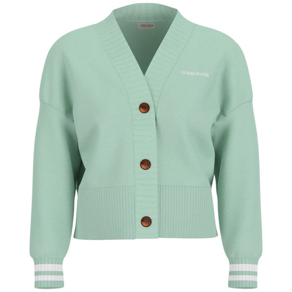 Guess Jeans cardigan verde menta W4BR81 Z3HM1 G8FG