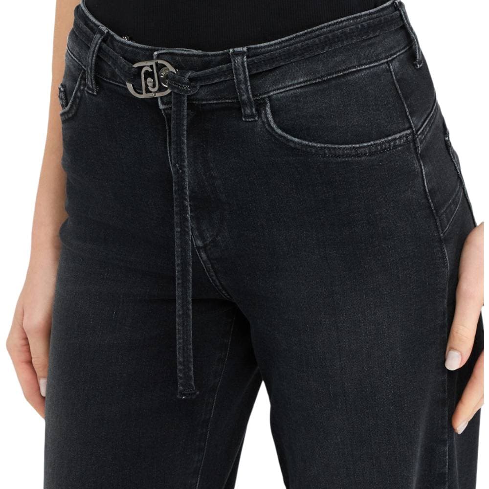 Liu Jo jeans flare nero con cintura GOOD UF5100D0264-8L451 in Jeans Prodotti di Classe - Nocera Superiore, commercioVirtuoso.it