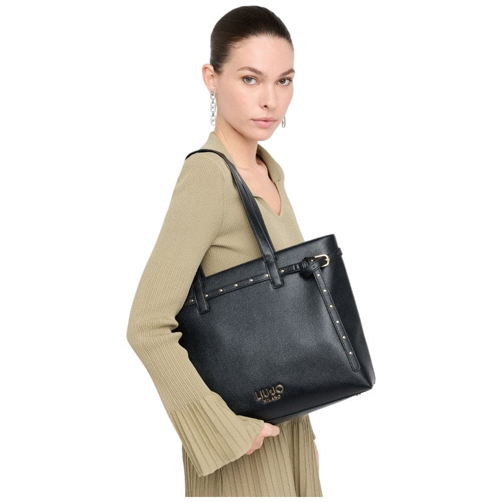 Liu Jo borsa tote nera AF5135E0058-22222 in Borse a tracolla Prodotti di Classe - Nocera Superiore, commercioVirtuoso.it