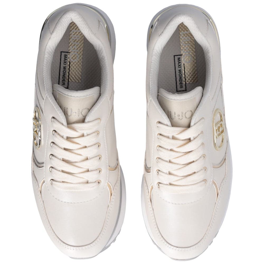 Liu Jo sneakers latte super platform MAXI WONDER PLUS in Sneaker casual Prodotti di Classe - Nocera Superiore, commercioVirtuoso.it