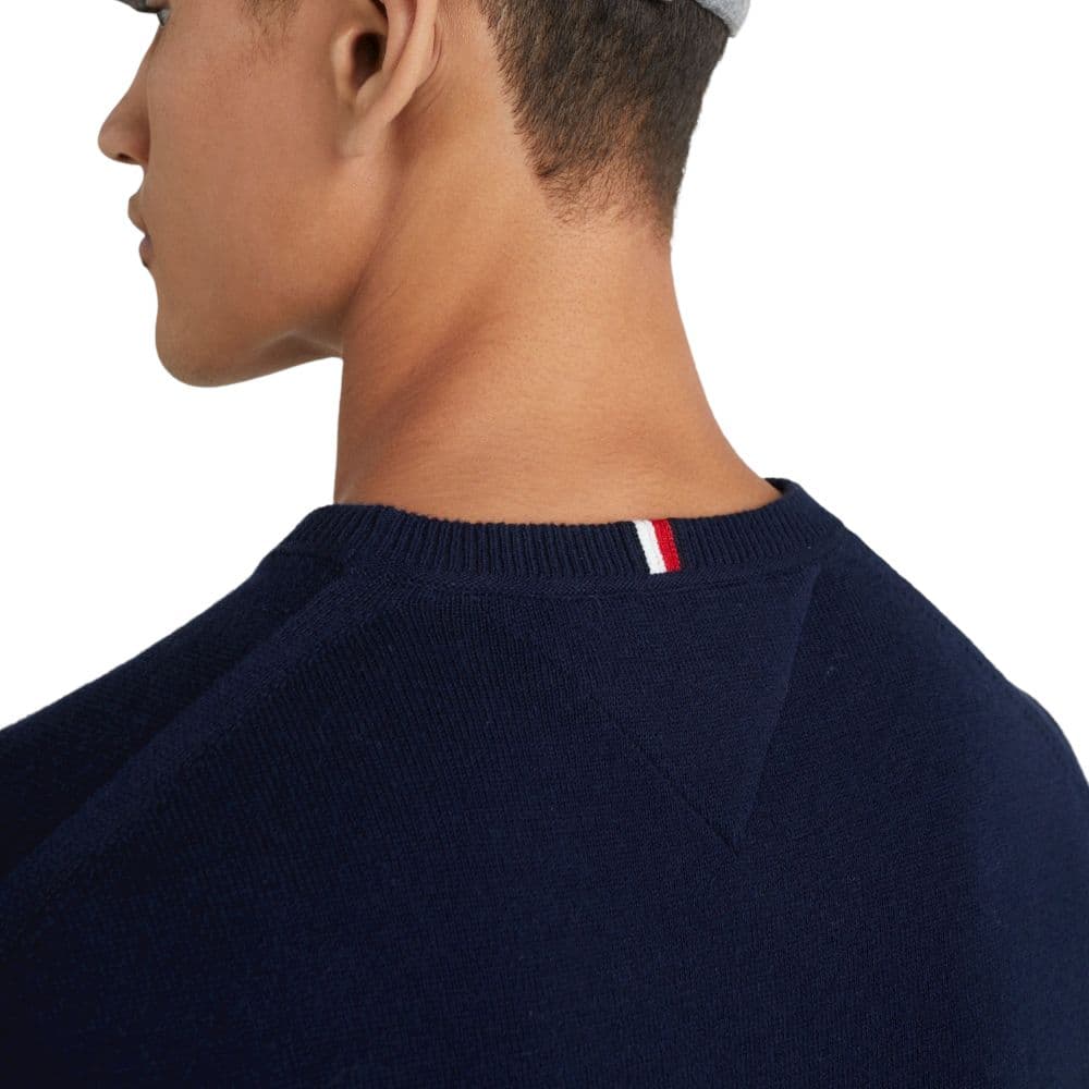 Tommy Hilfiger maglioncino uomo blu in Felpe senza cappuccio Prodotti di Classe - Nocera Superiore, commercioVirtuoso.it