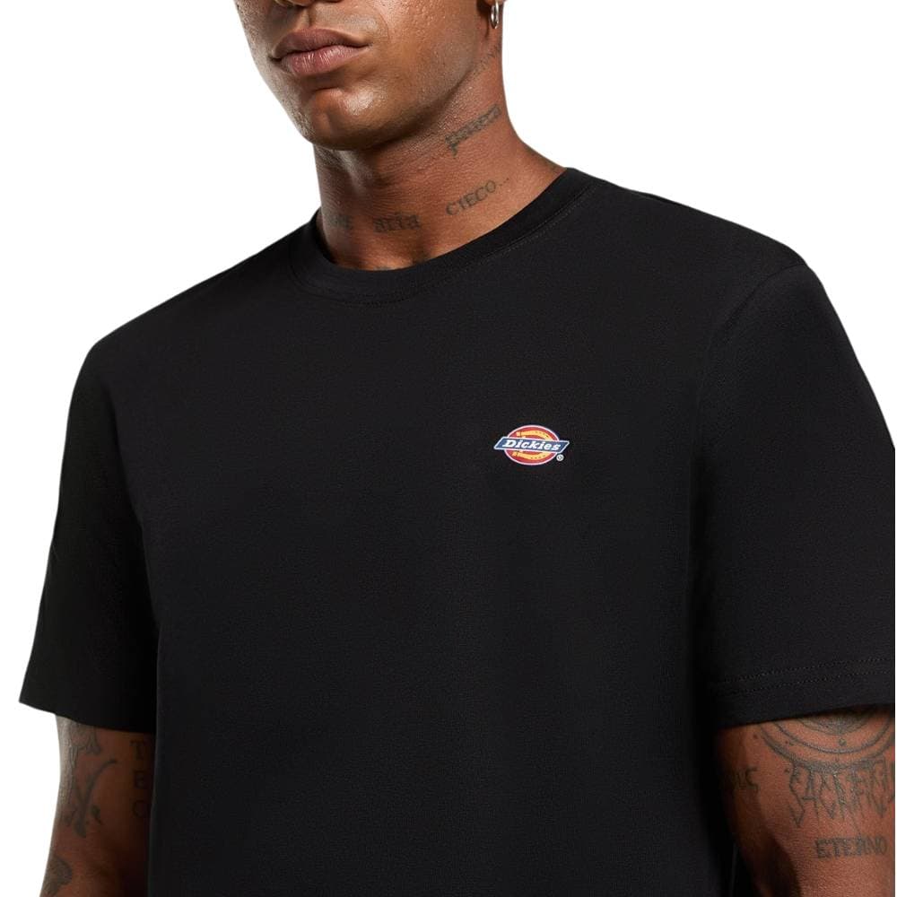 T-shirt Dickies Mapleton Nera in Cotone con Logo Regular Fit in T-shirt Prodotti di Classe - Nocera Superiore, commercioVirtuoso.it