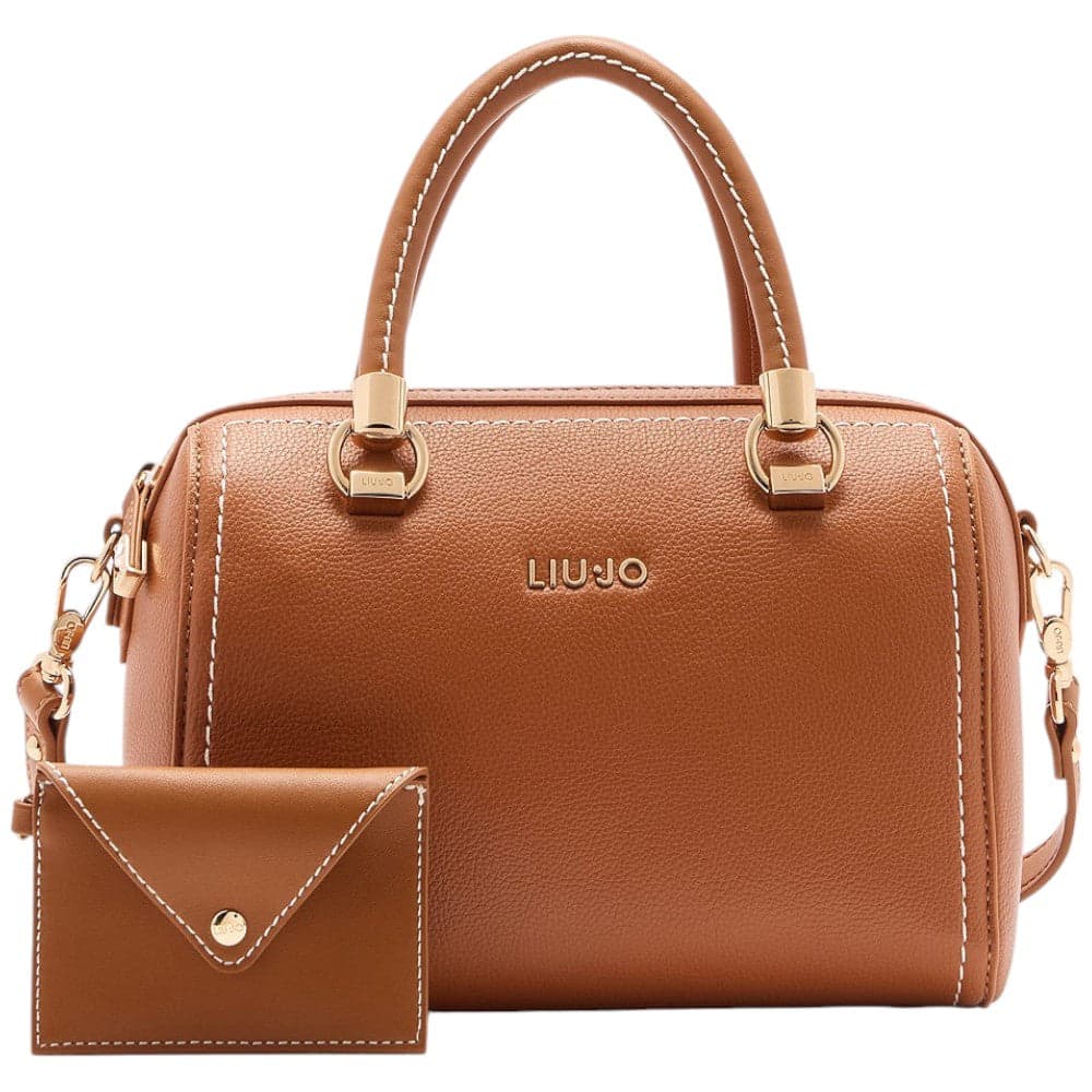 Liu Jo borsa cuoio satchel small linea Manhattan AA5160E0058 Borse Liu Jo