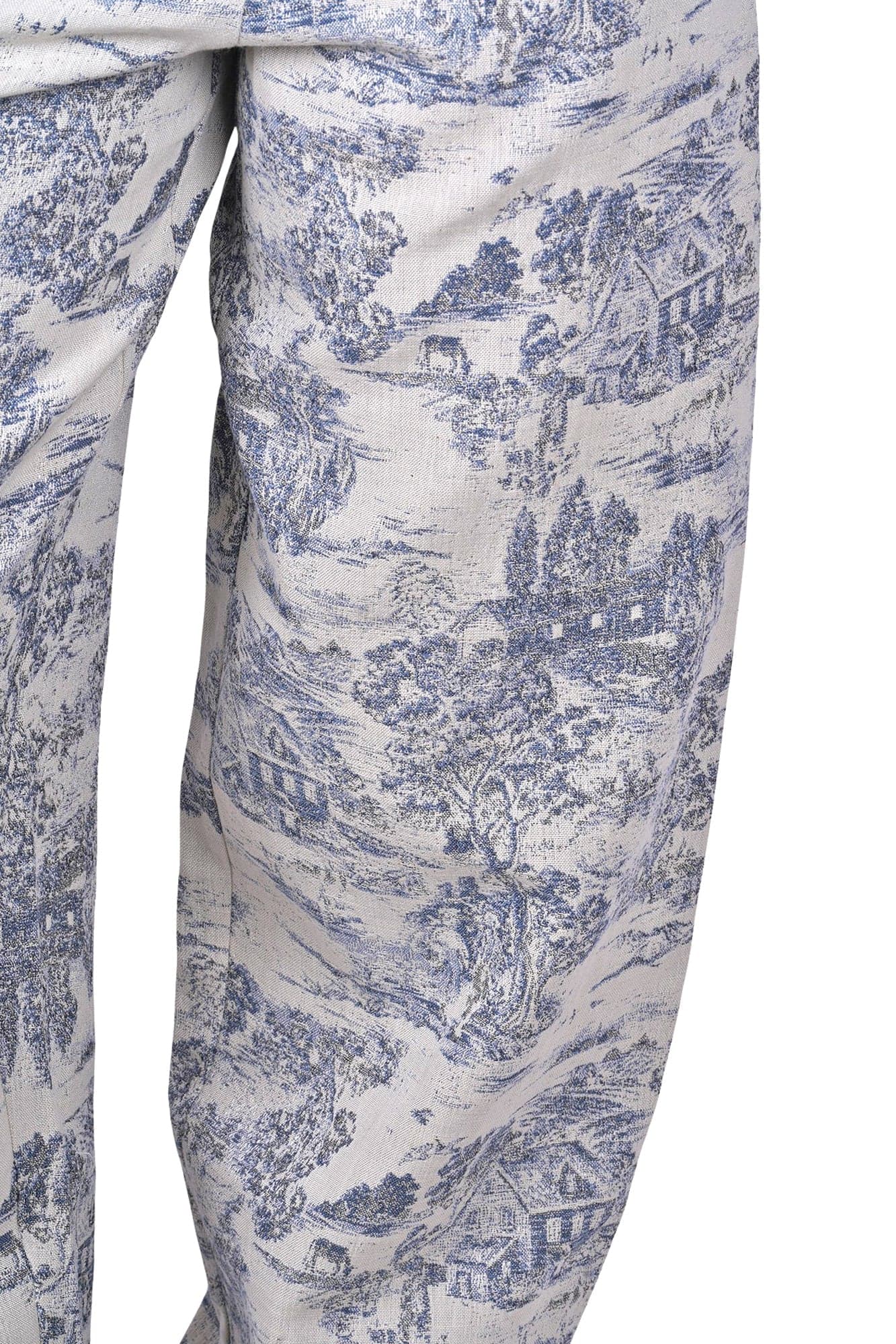 8PM 8pm - Pantalone - 470457 - Panna/Blu da donna in Pantaloni sportivi Drestige - Casamassima, commercioVirtuoso.it