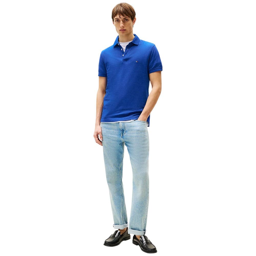 Tommy Hilfiger maglietta polo blu royal TH 1985 MW0MW17771D03 Polo Tommy Hilfiger