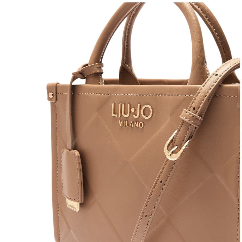 Liu Jo borsa tote small cammello Ridhi AA5192E0778 Borse Liu Jo