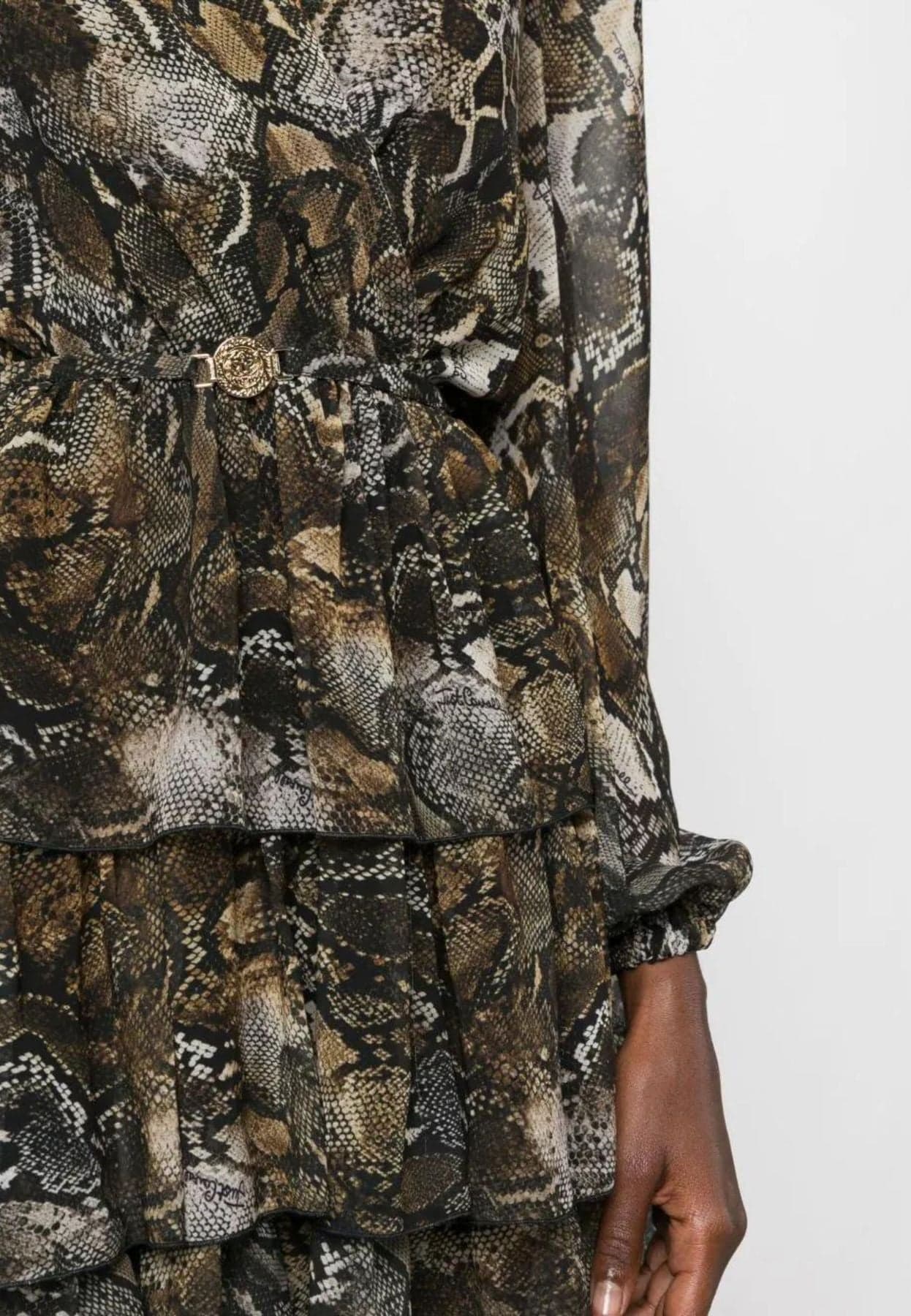 JUST CAVALLI Abito PL GEORGETTE PR PYTON da donna in Casual Drestige - Casamassima, commercioVirtuoso.it