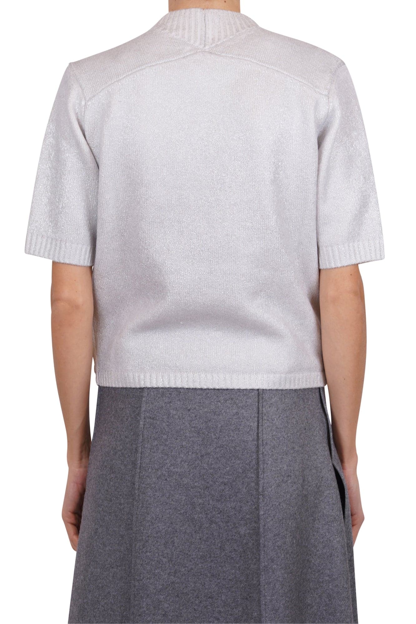 Semi-Couture Semi Couture - Maglia - 461700 - Grigio perla da donna in Maglioni Drestige - Casamassima, commercioVirtuoso.it