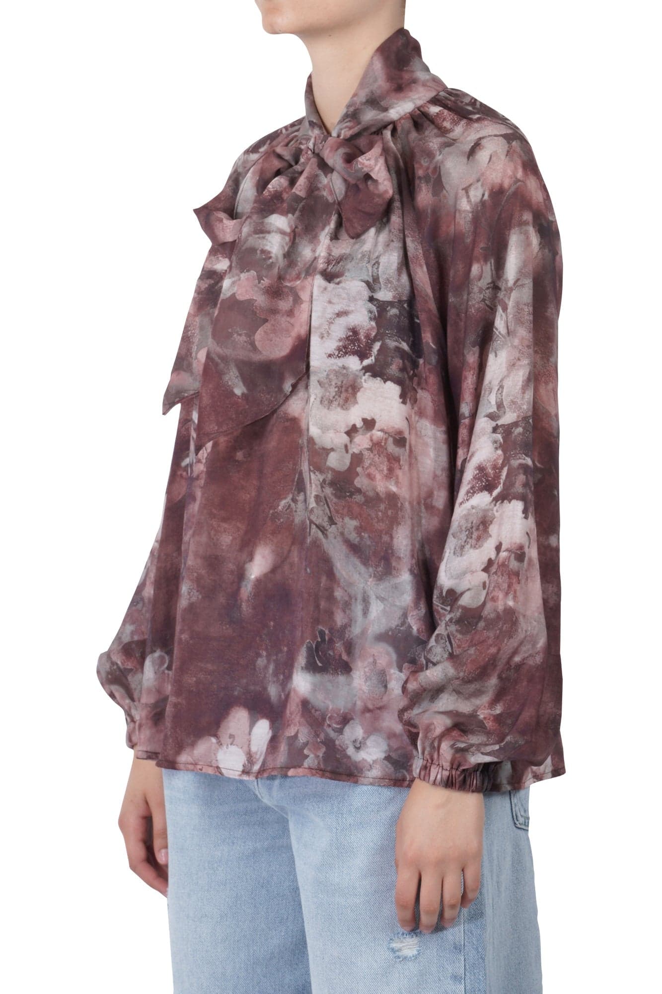 SO ALLURE So Allure - Camicia - 460562 - Fantasia Bordeaux da donna in Bluse e camicie Drestige - Casamassima, commercioVirtuoso.it