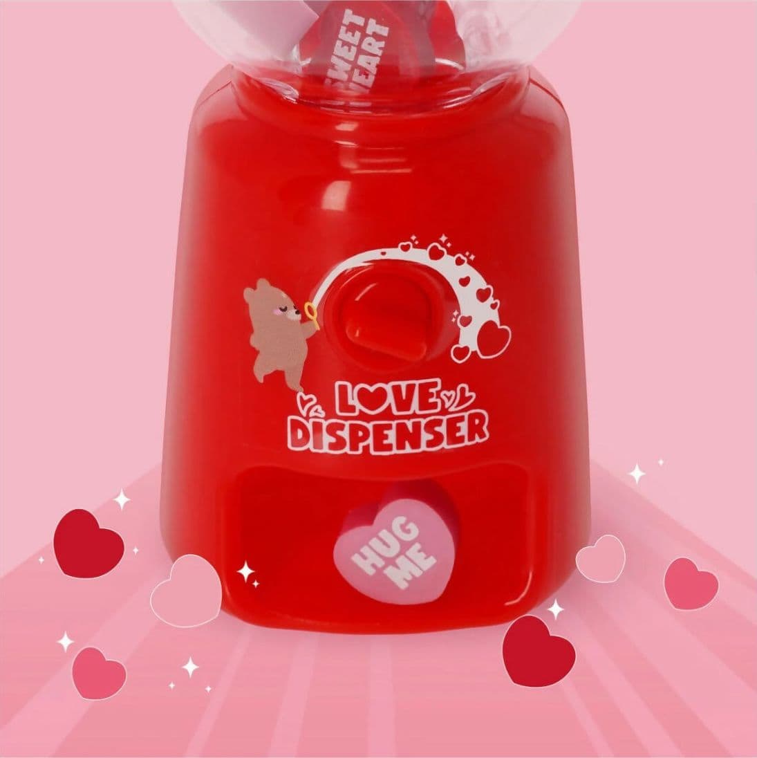 Mini Distributore Gomme Love Per Cancellare Legami in Carta Cartoleria Deja Vu - Crotone, commercioVirtuoso.it
