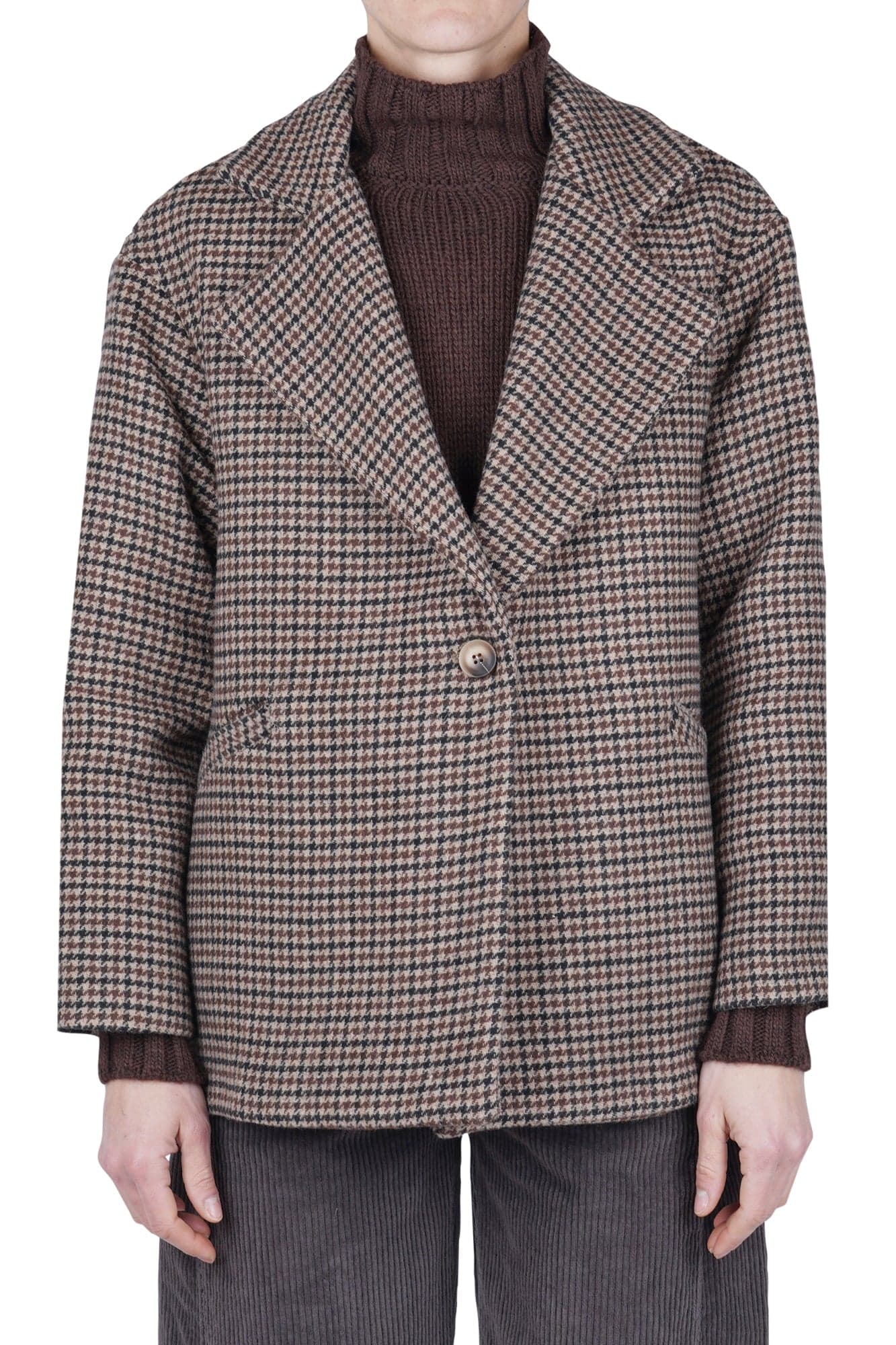 LA FEMME BLANCHE La Femme Blanche - Cappotto - 461755 - Beige/Marrone da donna in Cappotti Drestige - Casamassima, commercioVirtuoso.it
